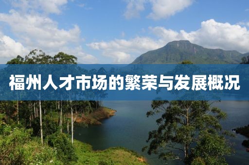 福州人才市场的繁荣与发展概况