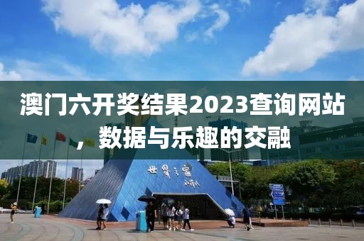 澳门六开奖结果2023查询网站，数据与乐趣的交融