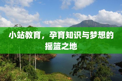 小站教育，孕育知识与梦想的摇篮之地