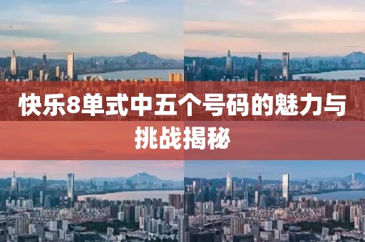 快乐8单式中五个号码的魅力与挑战揭秘
