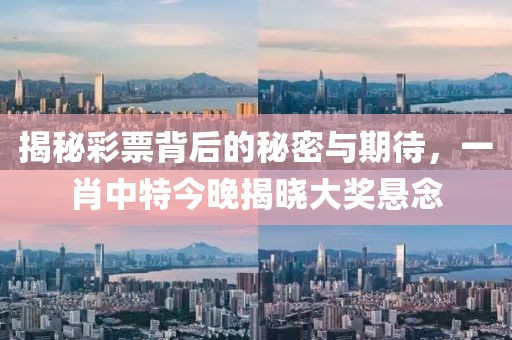 揭秘彩票背后的秘密与期待，一肖中特今晚揭晓大奖悬念