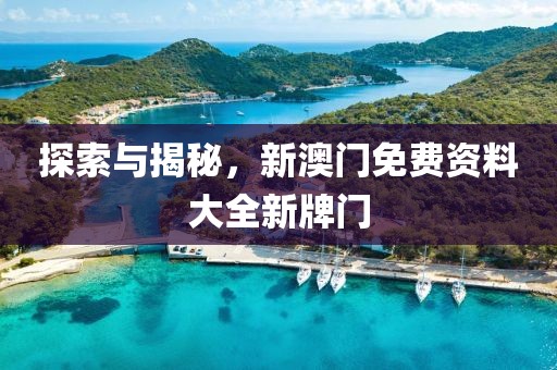 探索与揭秘，新澳门免费资料大全新牌门