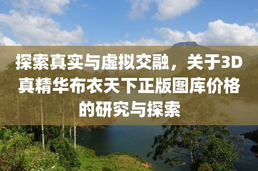 探索真实与虚拟交融，关于3D真精华布衣天下正版图库价格的研究与探索