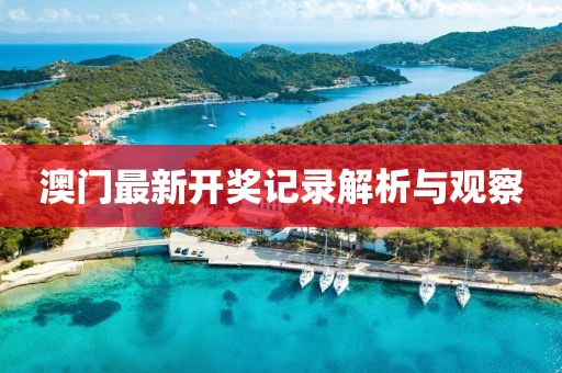 澳门最新开奖记录解析与观察