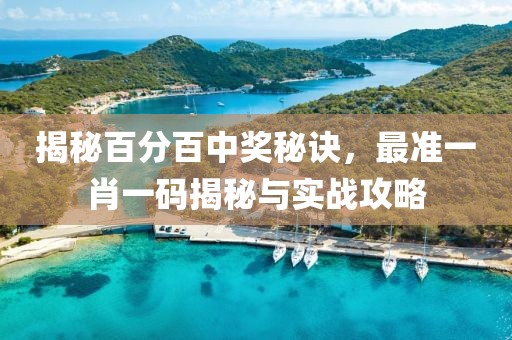 揭秘百分百中奖秘诀，最准一肖一码揭秘与实战攻略
