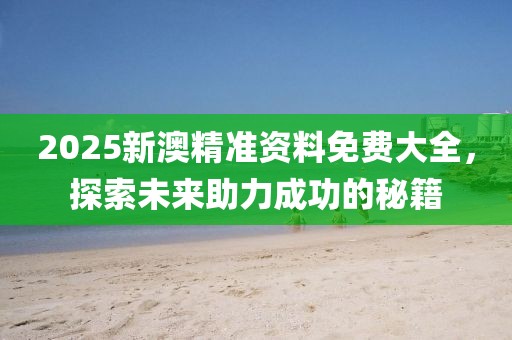 2025新澳精准资料免费大全，探索未来助力成功的秘籍