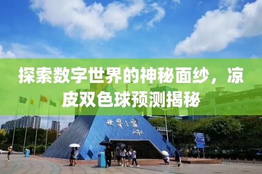 探索数字世界的神秘面纱，凉皮双色球预测揭秘