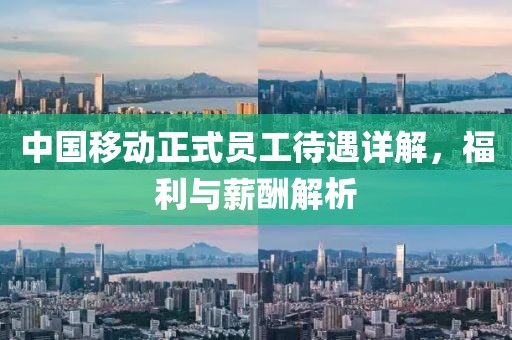 中国移动正式员工待遇详解，福利与薪酬解析