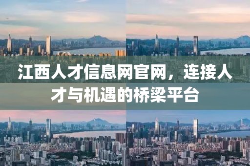 江西人才信息网官网，连接人才与机遇的桥梁平台