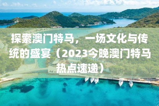 2023今晚澳门开特马