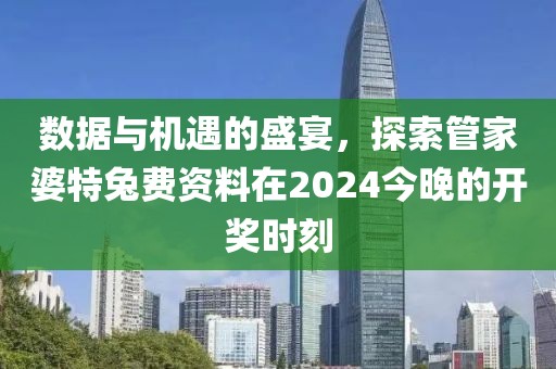 数据与机遇的盛宴，探索管家婆特兔费资料在2024今晚的开奖时刻