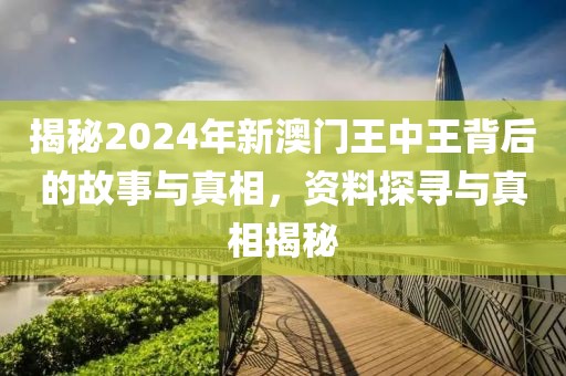 2024年新奥门王中王资料