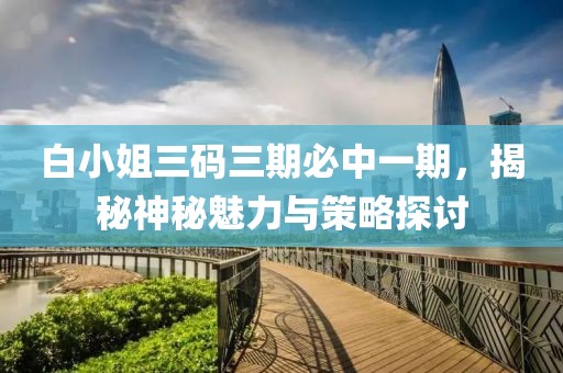 白小姐三码三期必中一期，揭秘神秘魅力与策略探讨