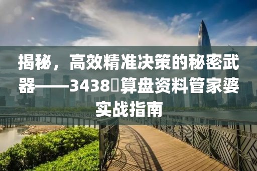 揭秘，高效精准决策的秘密武器——3438鉄算盘资料管家婆实战指南