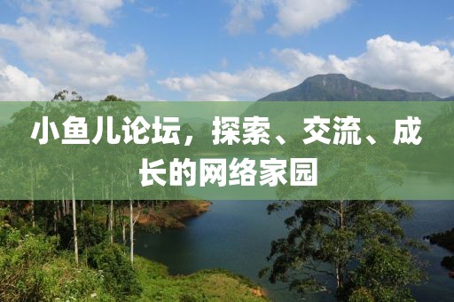 小鱼儿论坛，探索、交流、成长的网络家园