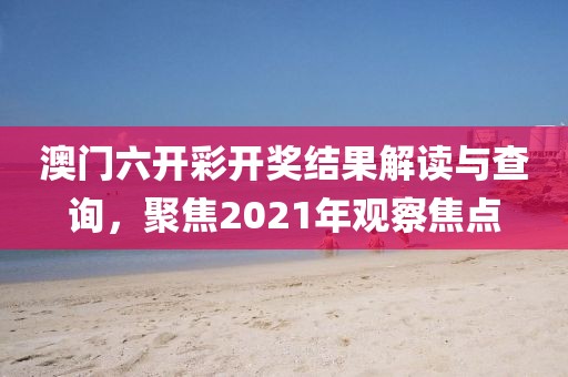 澳门六开彩开奖结果解读与查询，聚焦2021年观察焦点