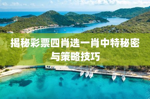 揭秘彩票四肖选一肖中特秘密与策略技巧