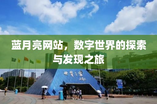 蓝月亮网站，数字世界的探索与发现之旅