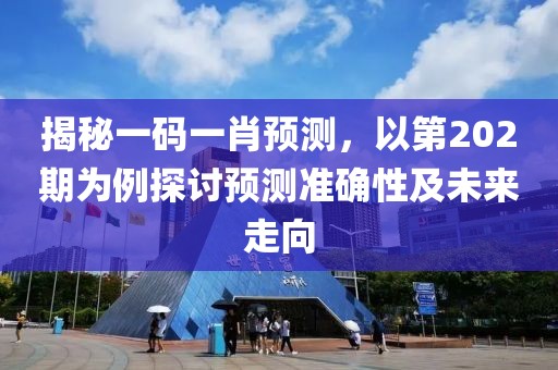 揭秘一码一肖预测，以第202期为例探讨预测准确性及未来走向